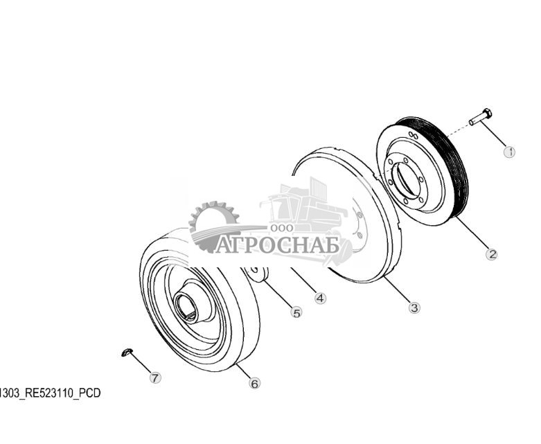 1303 Crankshaft Pulley and Damper - ST380021 180.jpg